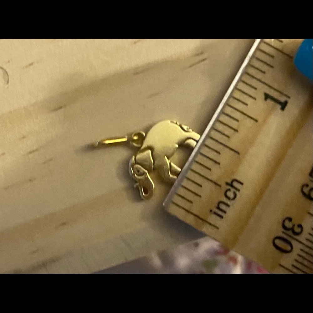 Alex and Ani .925 gold covered elephant charm ✨